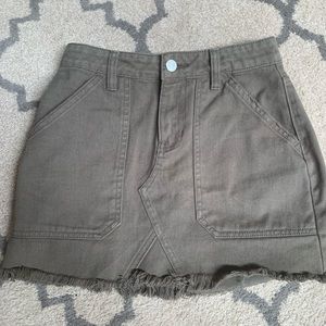 Army green Pacsun skirt
